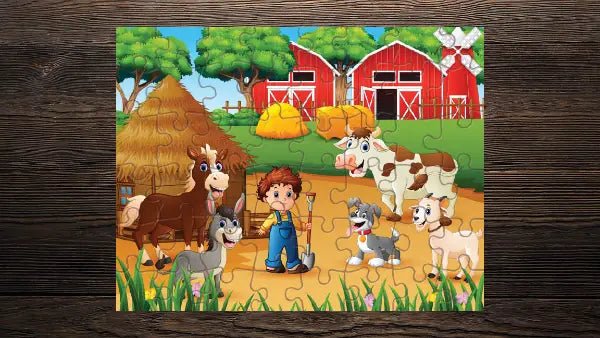 Dog Printable Puzzle for Kids